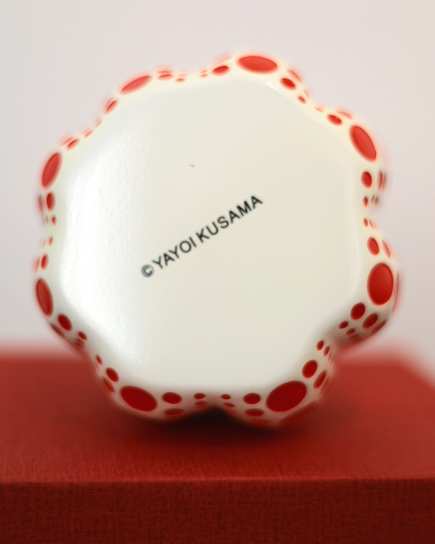 Pumpkin Sculpture (Red & White), 2015