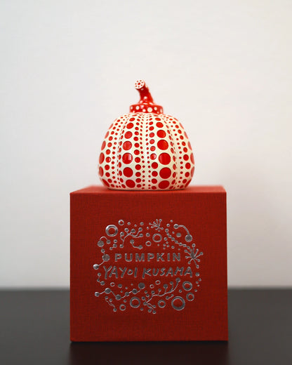 Pumpkin Sculpture (Red & White), 2015