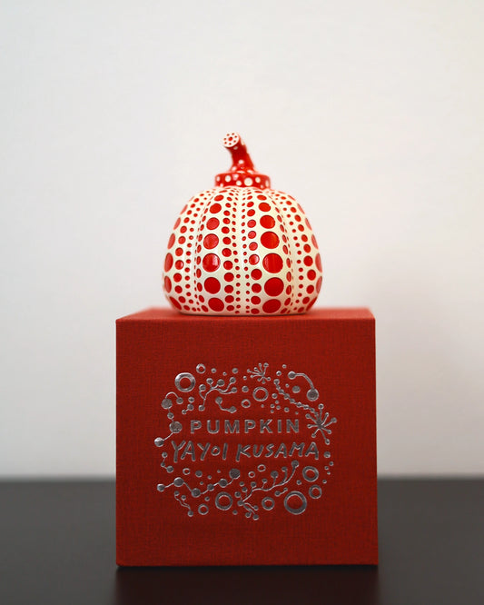 Pumpkin Sculpture (Red & White), 2015